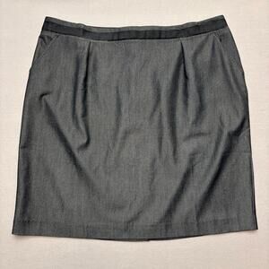 Avenue Dark Gray Pencil Skirt NWT Knee Length Career Skirt Women's Plus Size 24